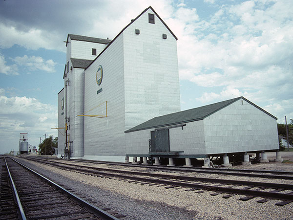 The former Manitoba Pool grain elevator at Morris