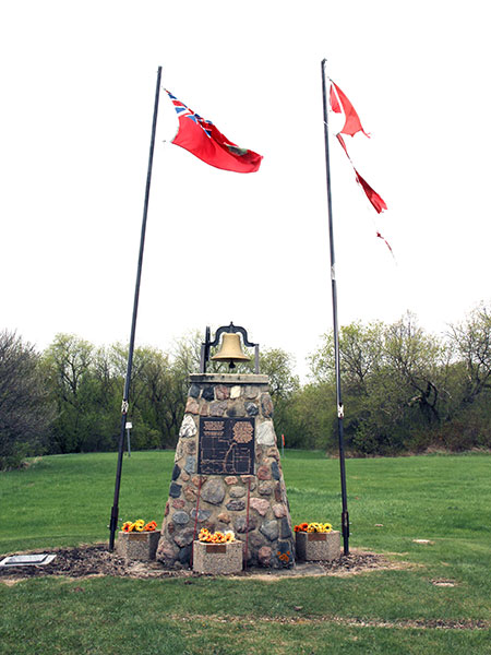 Mossey River schools commemorative monument
