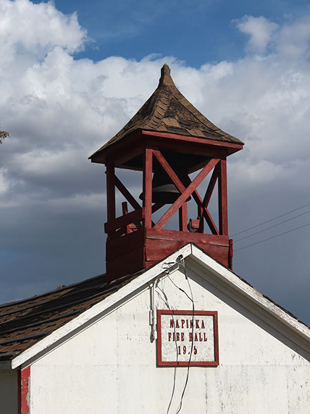 Bell tower on the Napinka Fire Hall