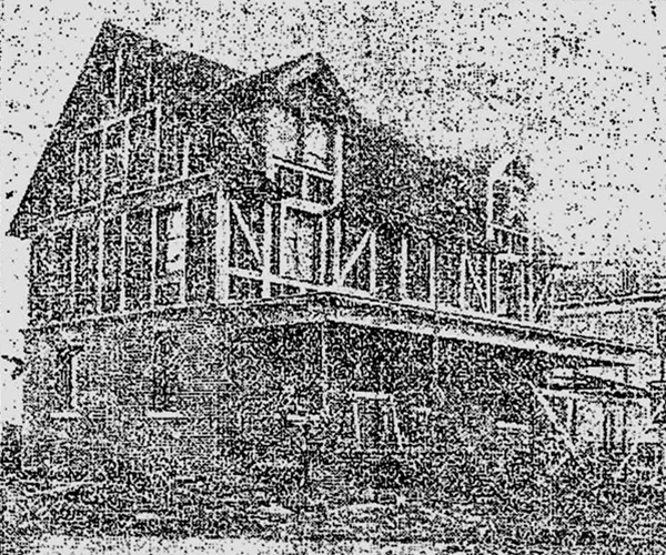 Nash House under construction