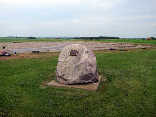 Neilson Field monument