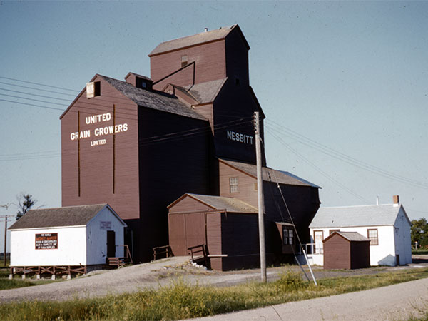 Manitoba Pool Grain Elevator at Nesbitt