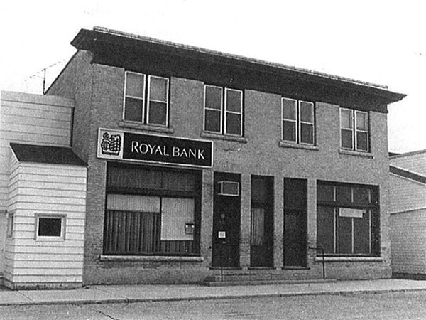 Former Royal Bank building at Newdale