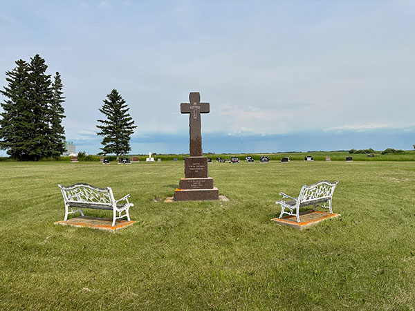 Sts. Peter and Paul Ukrainian Catholic Cemetery and monument