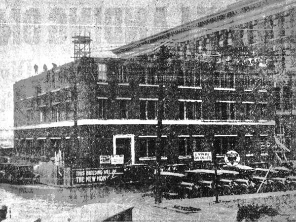 Northern Electric Building under construction