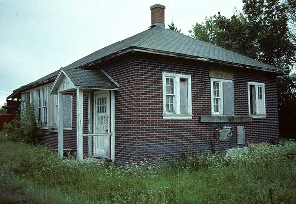 The former North Lake School building