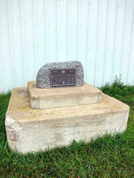 Oak Lake Agricultural Society Centennial Monument