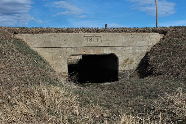 Concrete culvert bridge no. 637