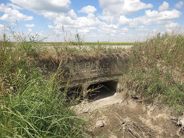 Concrete culvert bridge #819A