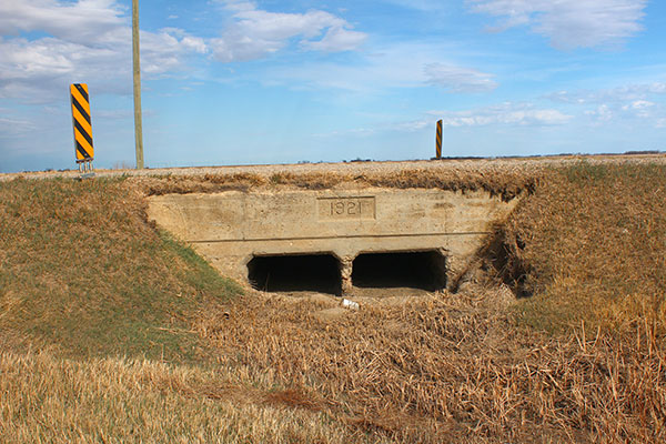 Concrete culvert bridge #819A