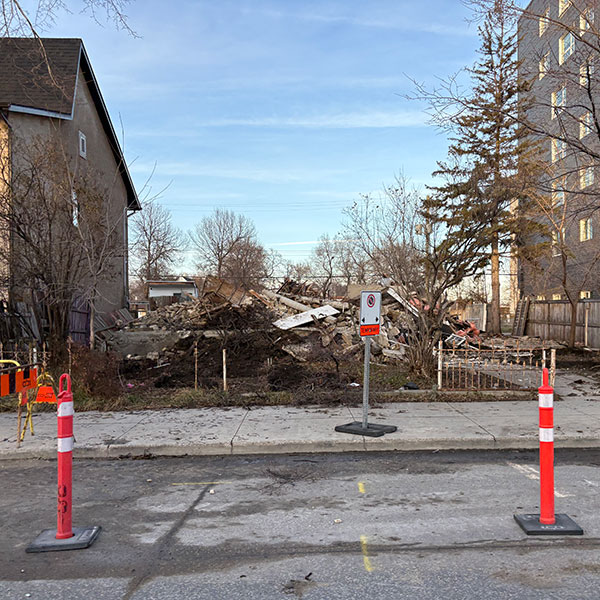 Former site of the Olafsson House