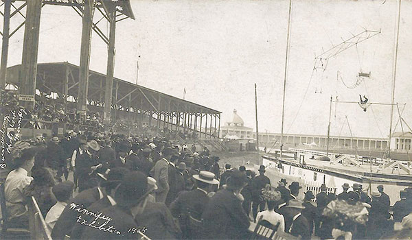 Gymnastics display at the Old Exhibition Grounds