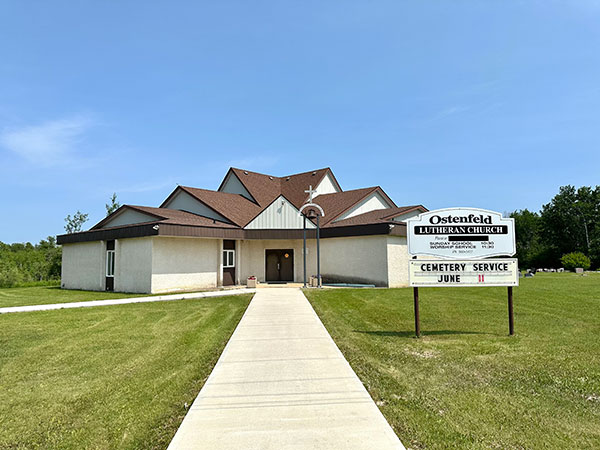 Ostenfeld Lutheran Church with Rosewood School bell