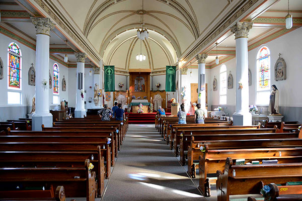 Interior of Our Lady of the Sacred Heart Cathedral