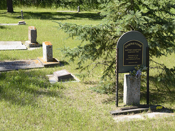 Overstone Baptist Cemetery and plaque