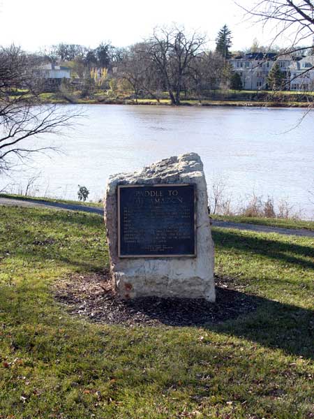 Paddle to the Amazon Plaque