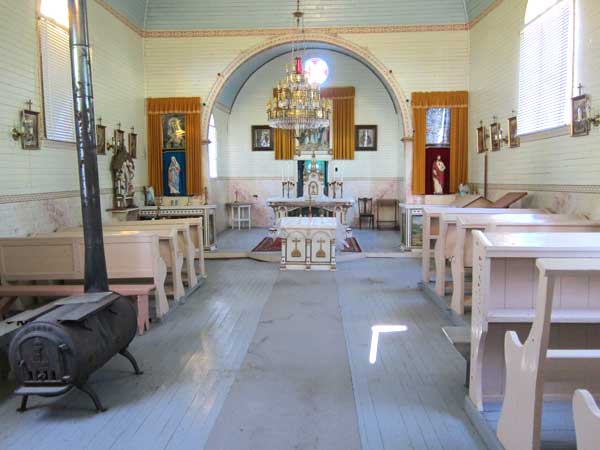 Interior of the Patronage of the Blessed Virgin Mary Church