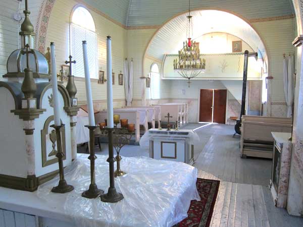 Interior of the Patronage of the Blessed Virgin Mary Church