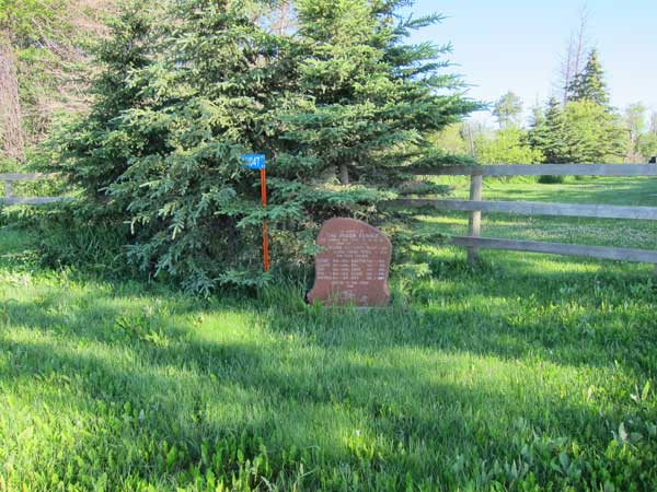 Peden family commemorative monument