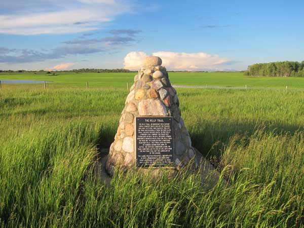Pelly Trail commemorative monument