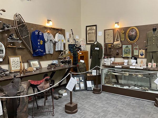 Display in the Pilot Mound and District Museum