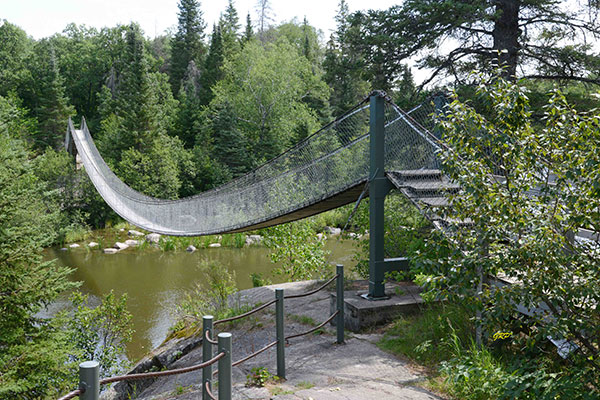 Pinawa Suspension Bridge