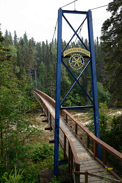 Rotary Bridge near Pisew Falls