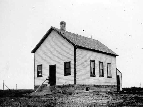 The original Point Douglas School building