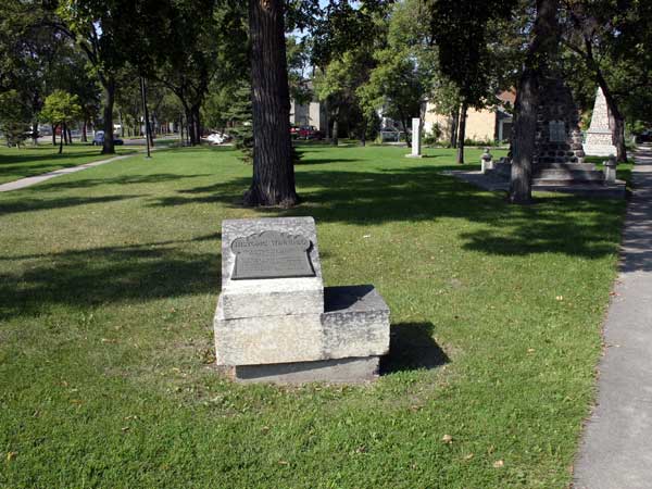 Point Douglas Well Plaque