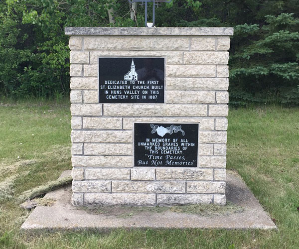 St. Elizabeth church commemorative monument