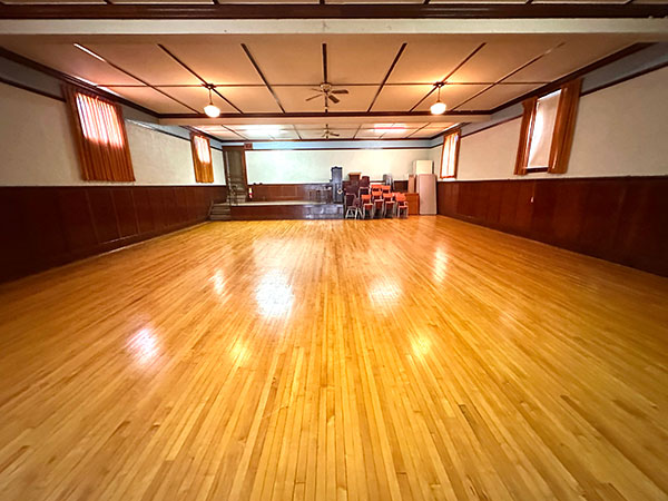 First floor of the Portage Masonic Hall
