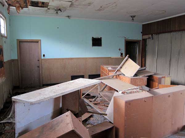 The interior of the Portia School building