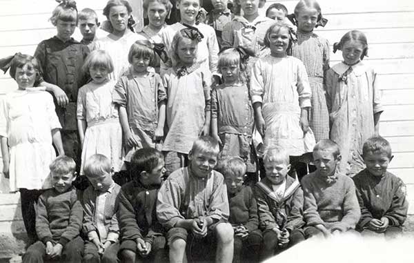 Students at Powerville School