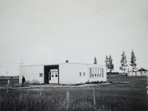 The second Prefontaine School building, built in 1961