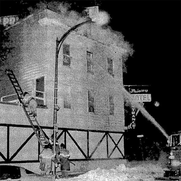 Princess Hotel during fire