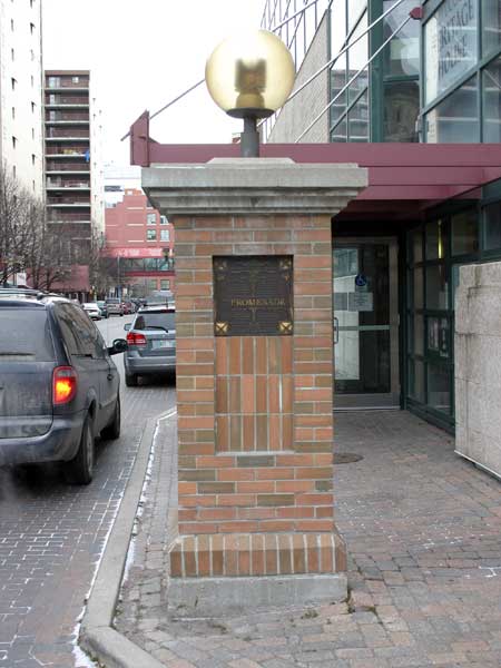 The Promenade Plaque