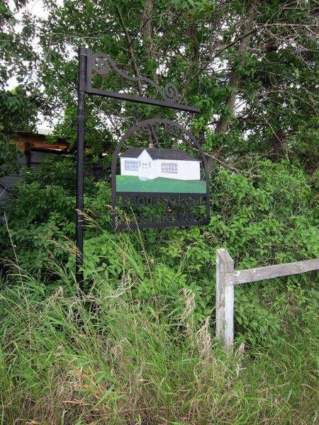 Prout School commemorative sign