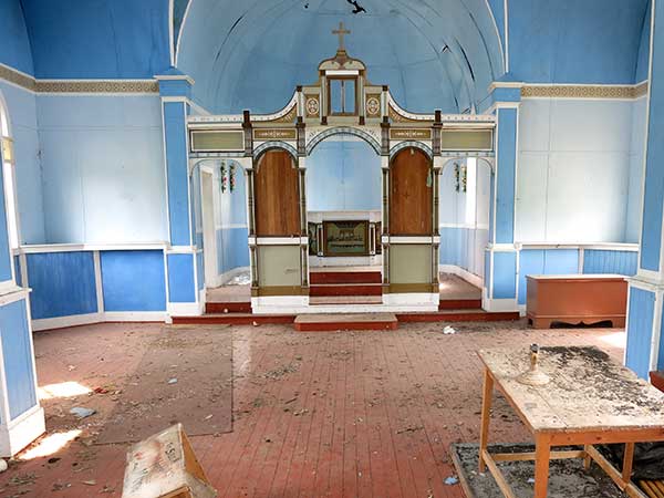 Interior of the Ascension of Our Lord Ukrainian Catholic Church