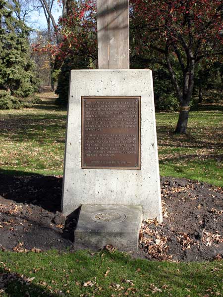 Rainbow Stage commemorative plaque