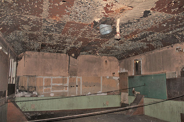 Interior of the former Ravenshoe School building