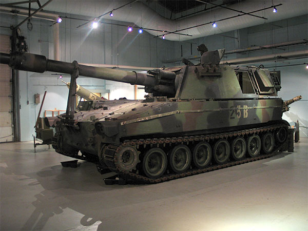 Tank on exhibit at the RCA Museum