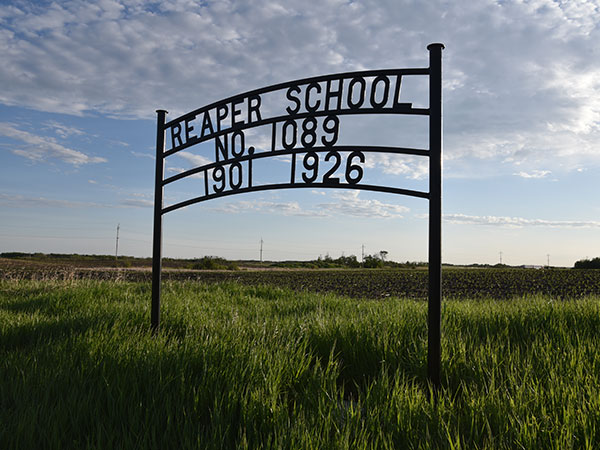Reaper School commemorative monument