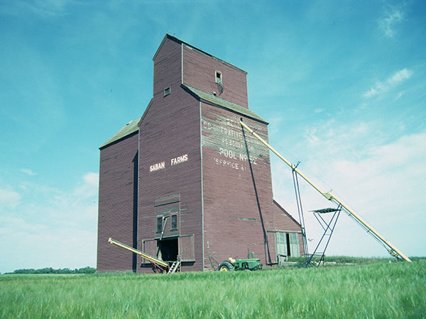 The former Manitoba Pool grain elevator at Regent