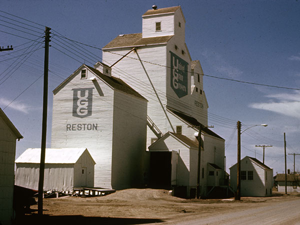 United Grain Growers grain elevator at Reston