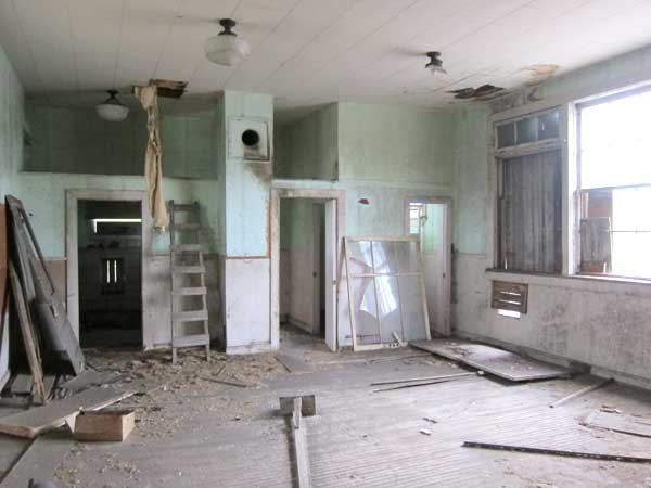 Interior of the former Ripon School building