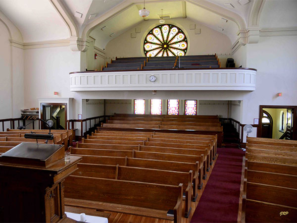Interior of Riverview United Church