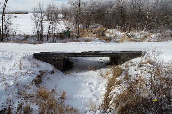 Concrete beam bridge no. 318