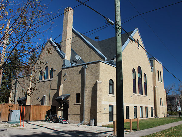 The former Roland United Church building