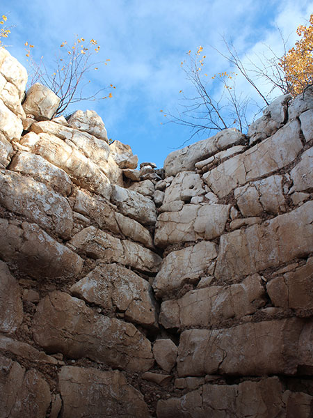 Interior of the Rosehill quarry kiln