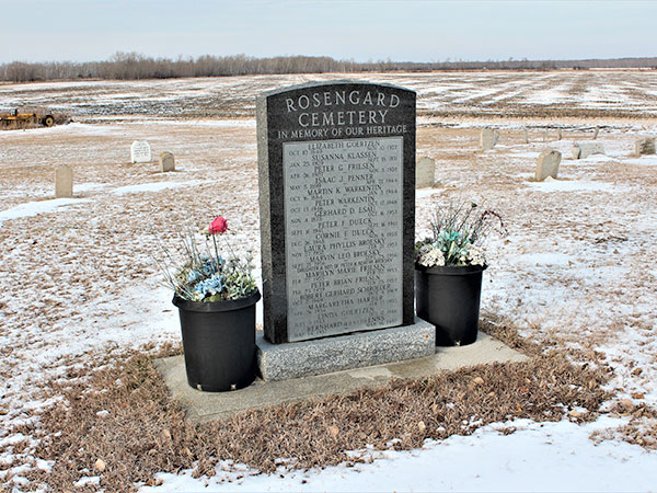 Rosengard CMC Cemetery memorial marker